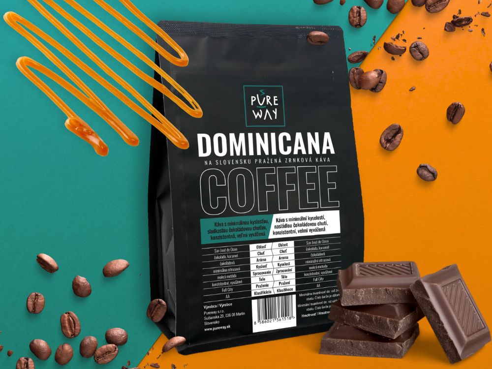 Káva Dominicana s čokoládovo karamelovými tónmi
